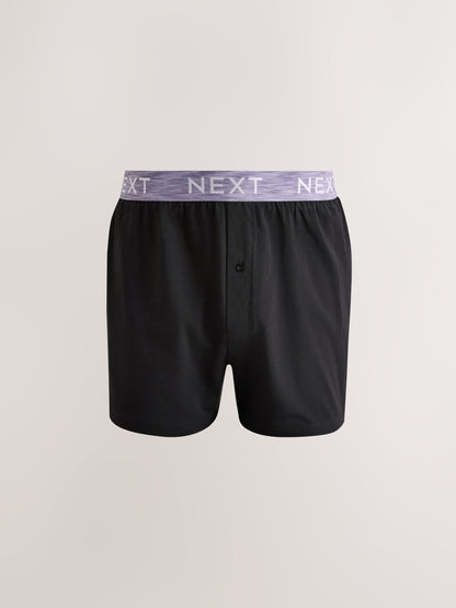 Dsiney Kidz - Black Pastel Waistband 5 Pack Loose Cotton Rich Boxers image 2