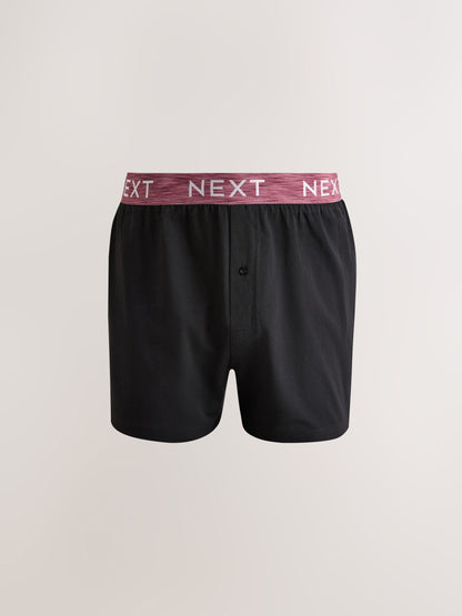 Dsiney Kidz - Black Pastel Waistband 5 Pack Loose Cotton Rich Boxers image 3