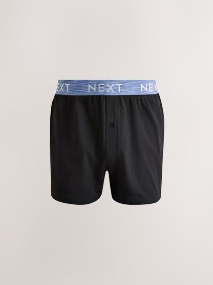 Dsiney Kidz - Black Pastel Waistband 5 Pack Loose Cotton Rich Boxers image 6