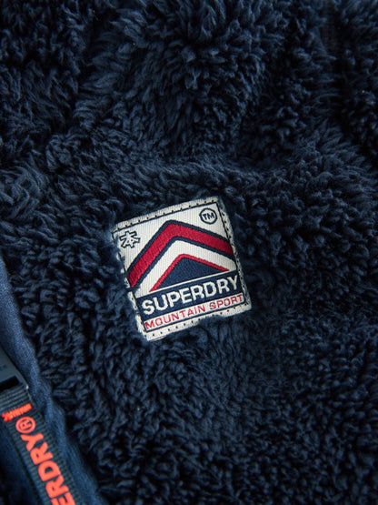 Superdry Blue Teddy Fleece Pramsuit image 4