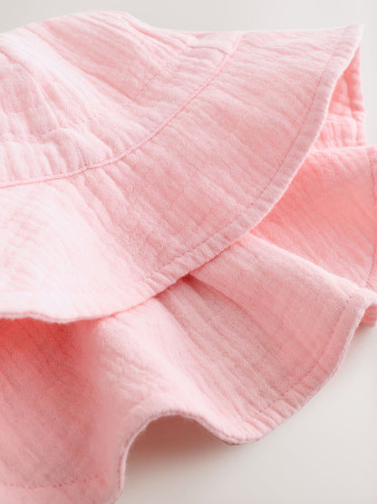 Light Pink Baby Summer Hat image 2