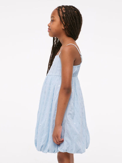 Abercrombie & Fitch Blue High Neck Sequin Mini Dress - image 3