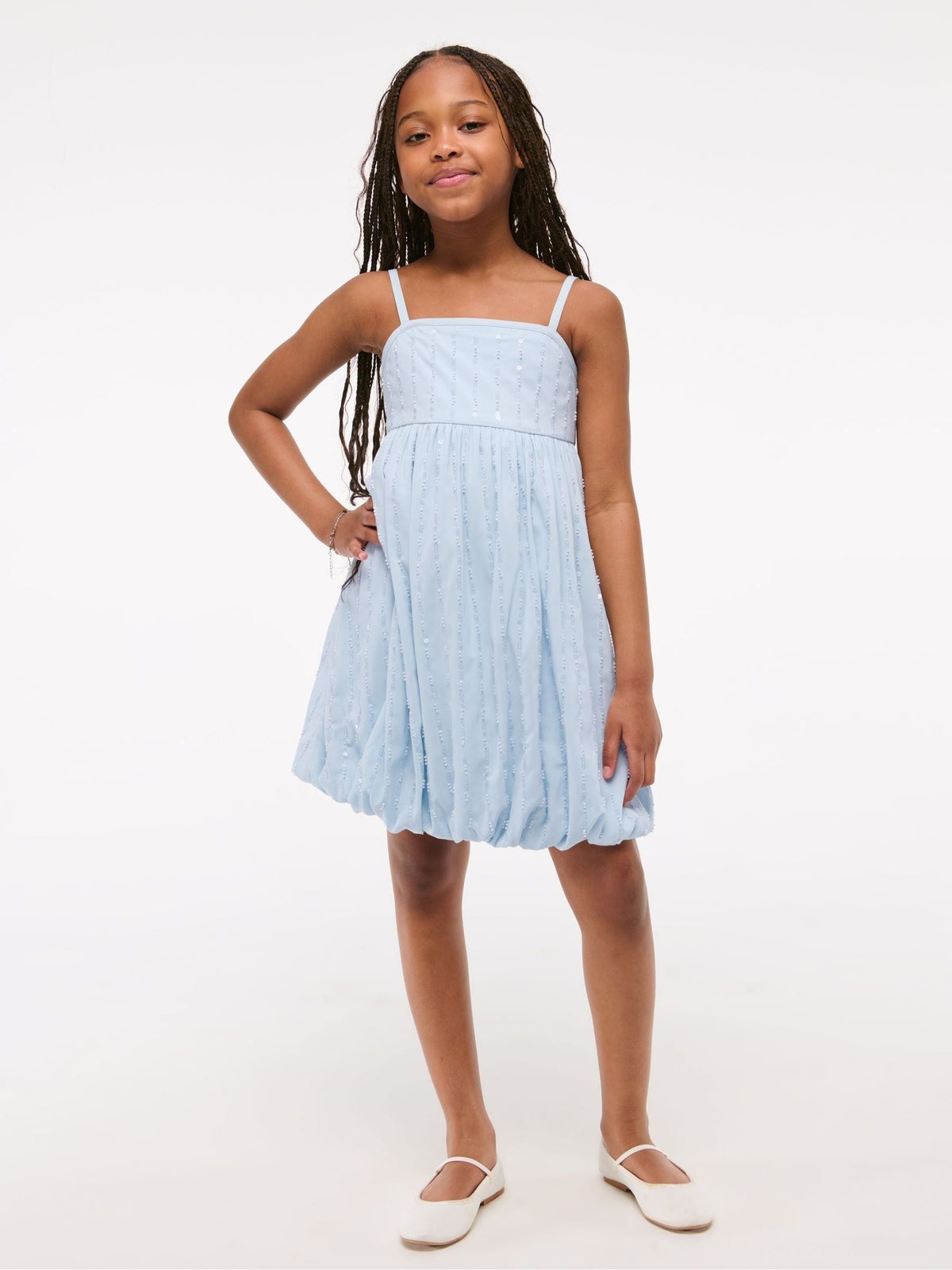 Abercrombie & Fitch Blue High Neck Sequin Mini Dress - image 4