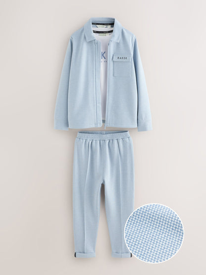 Baker by Ted Baker 3 Piece Textured Jacket T-Shirt and Trousers Set - image 11