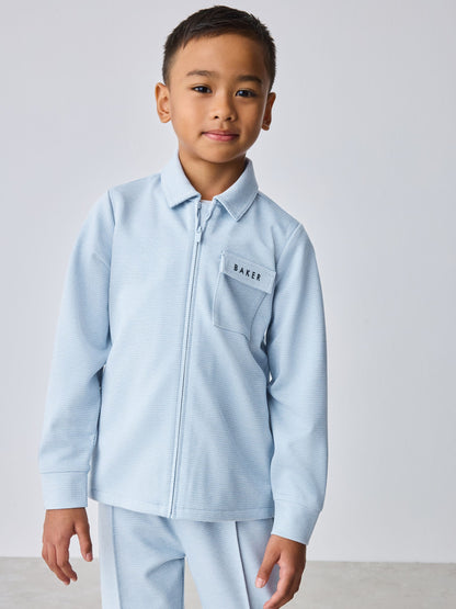 Baker by Ted Baker 3 Piece Textured Jacket T-Shirt and Trousers Set - image 4