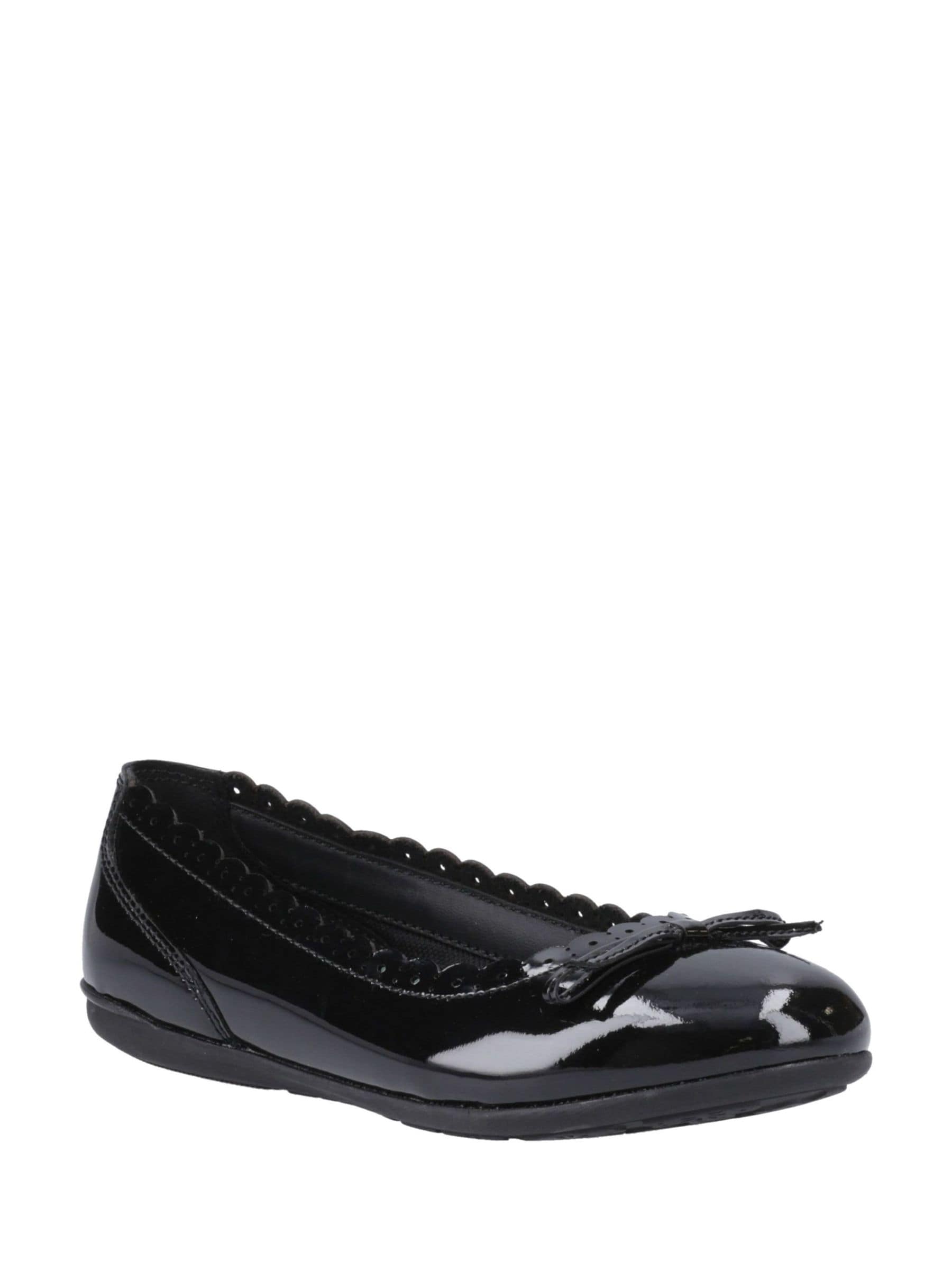 Hush Puppies Black Lillie Ballerina Patent Shoes image 1