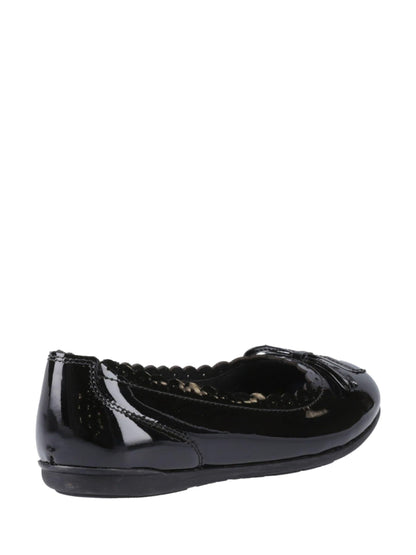 Hush Puppies Black Lillie Ballerina Patent Shoes image 2