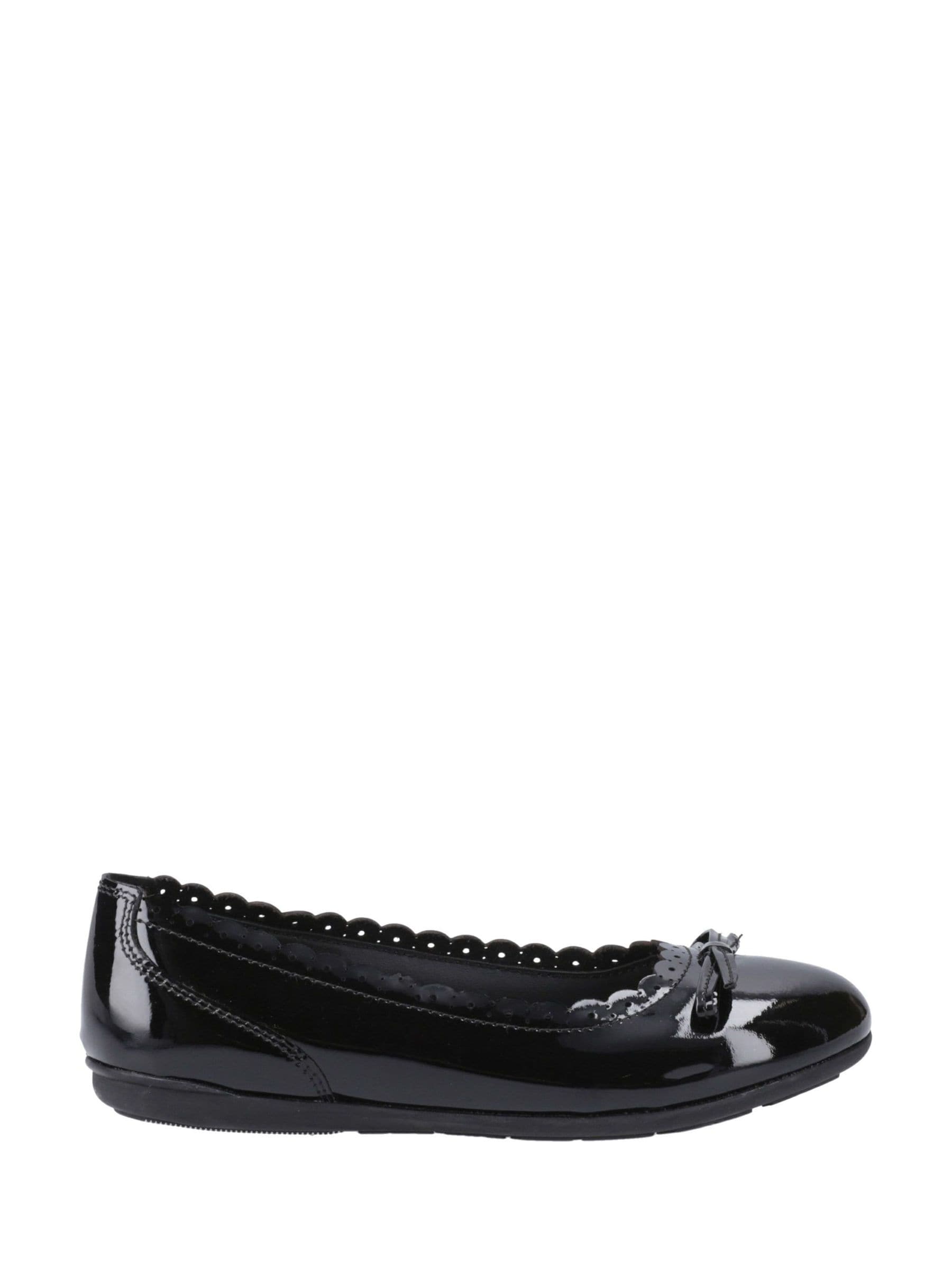 Hush Puppies Black Lillie Ballerina Patent Shoes image 3