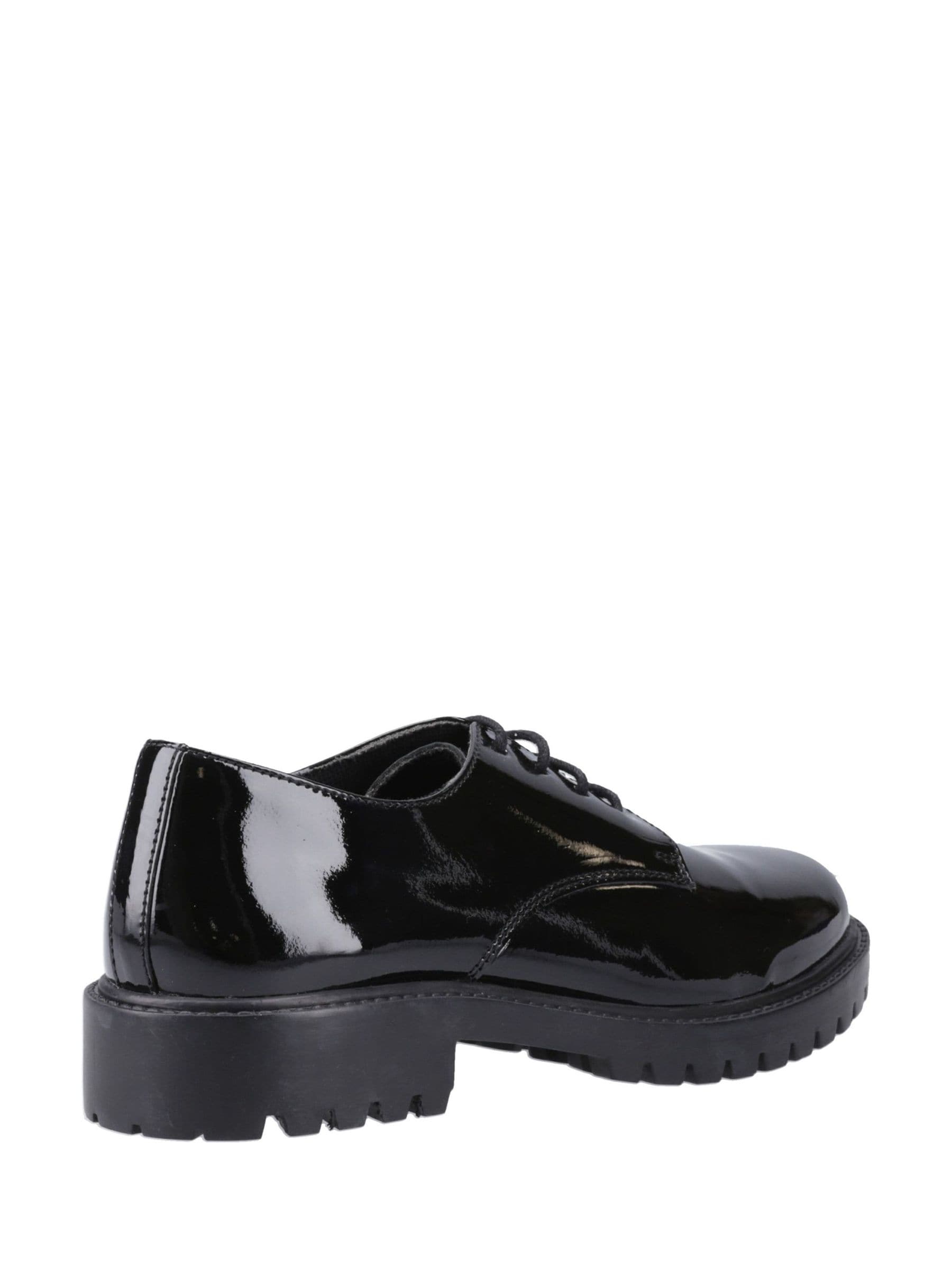 Hush Puppies Black Aubrey Lace Up Patent Shoes image 2