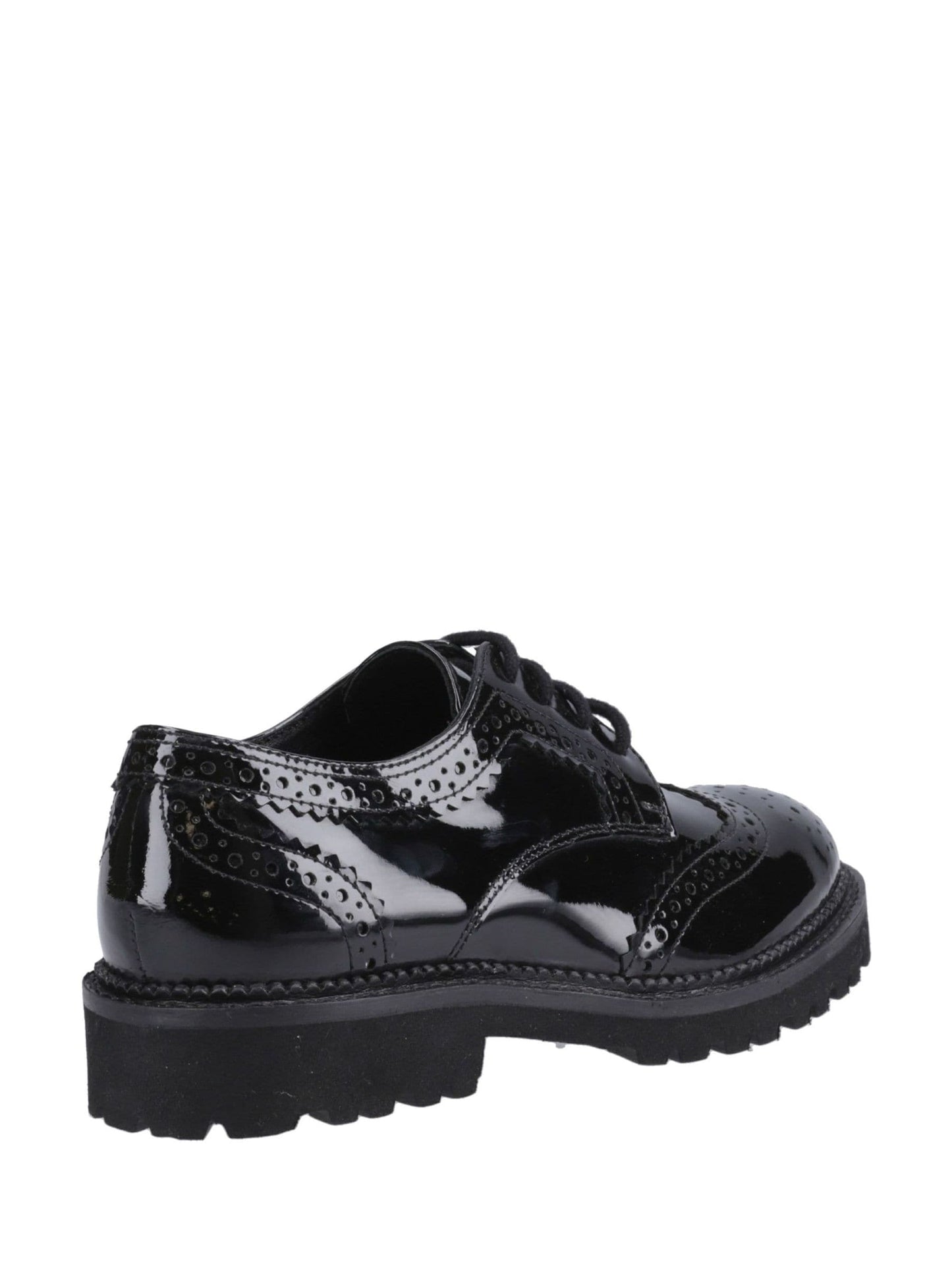Dsiney Kidz - Hush Puppies Black Senior Gabi Lace Up Patent Shoes image 2