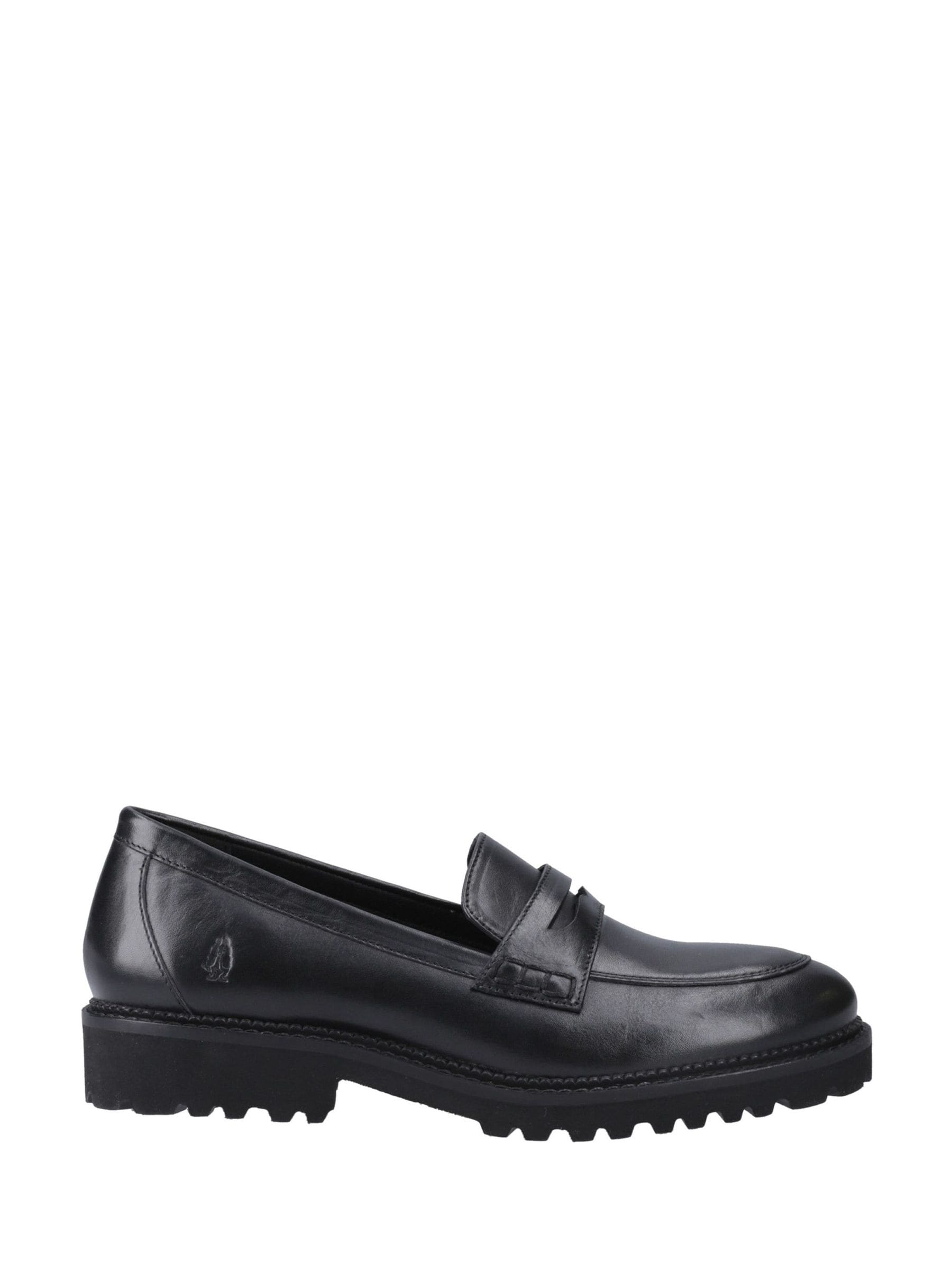 Hush Puppies Black Junior Grazia School Shoes Loafers image 1
