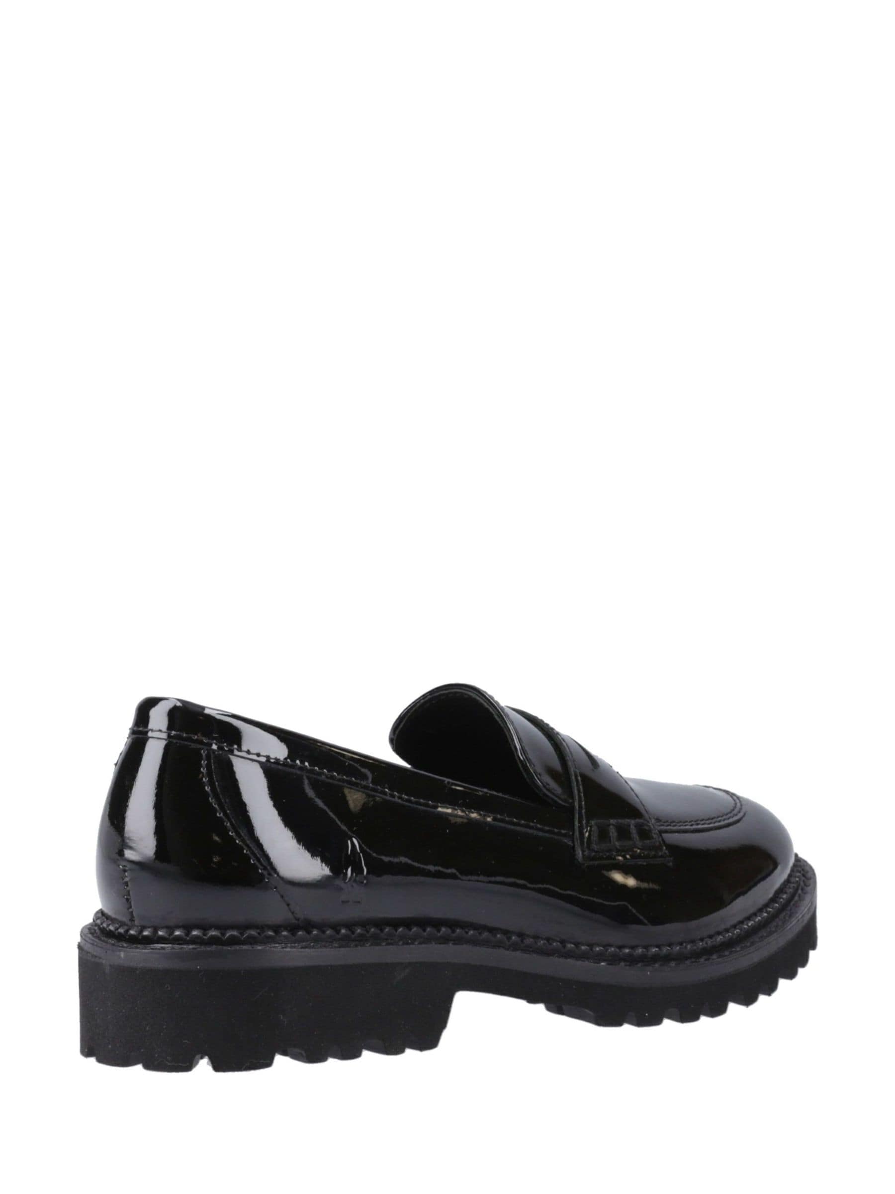 Hush Puppies Black Grazia Patent Loafers image 3
