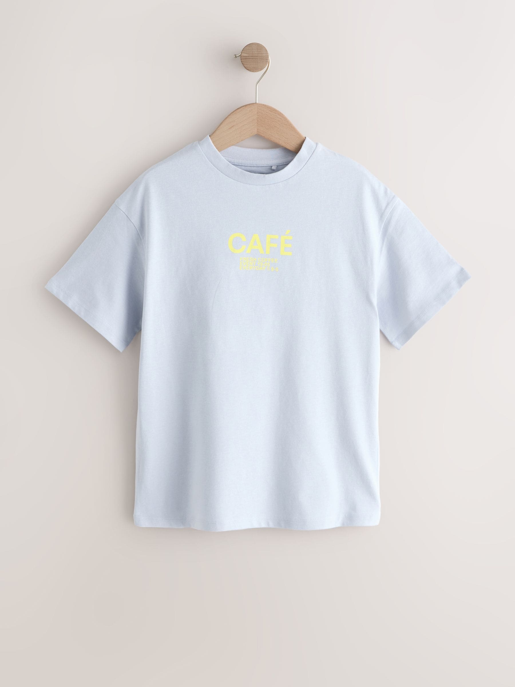 Dsiney Kidz - Chocolate Brown Cafe Oversized Graphic T-Shirts 3 Pack (3-16yrs) image 3