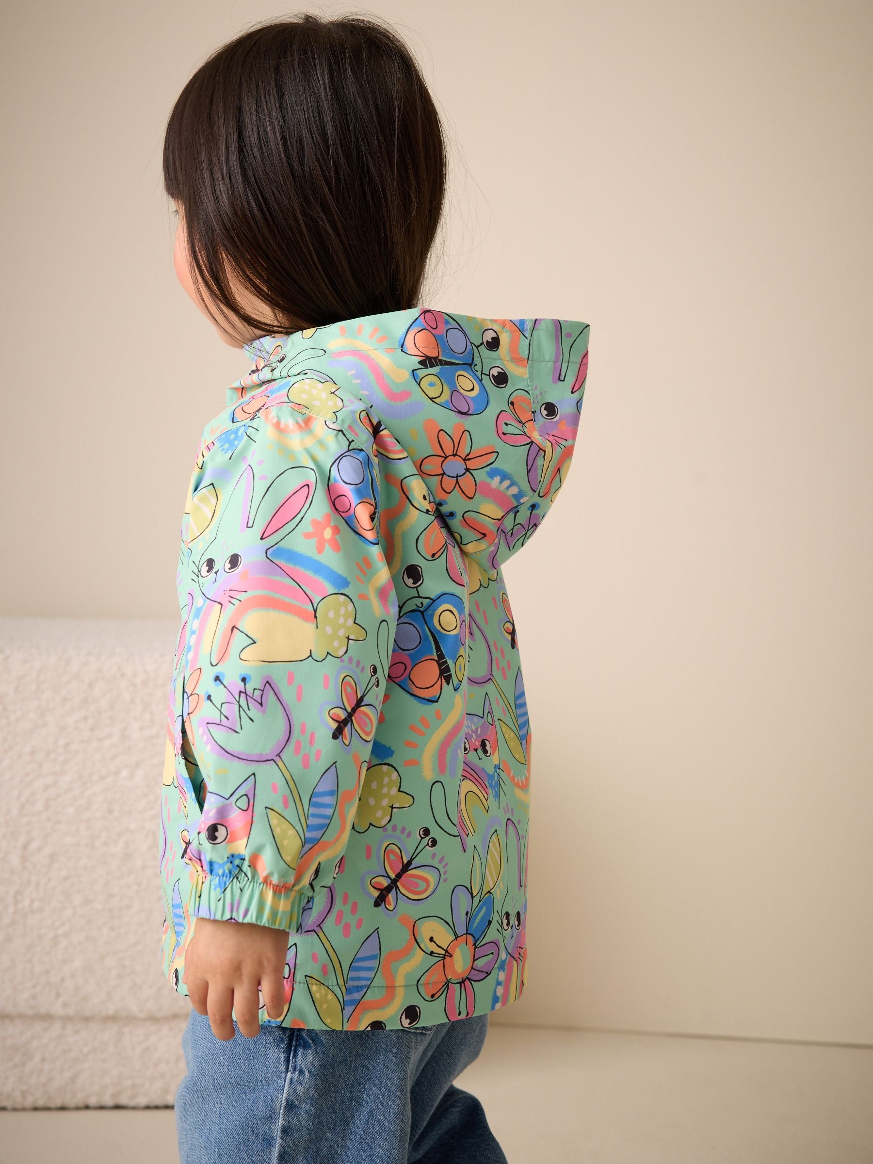 Dsiney Kidz - Green Character Waterproof Jacket (6mths-7yrs) image 3