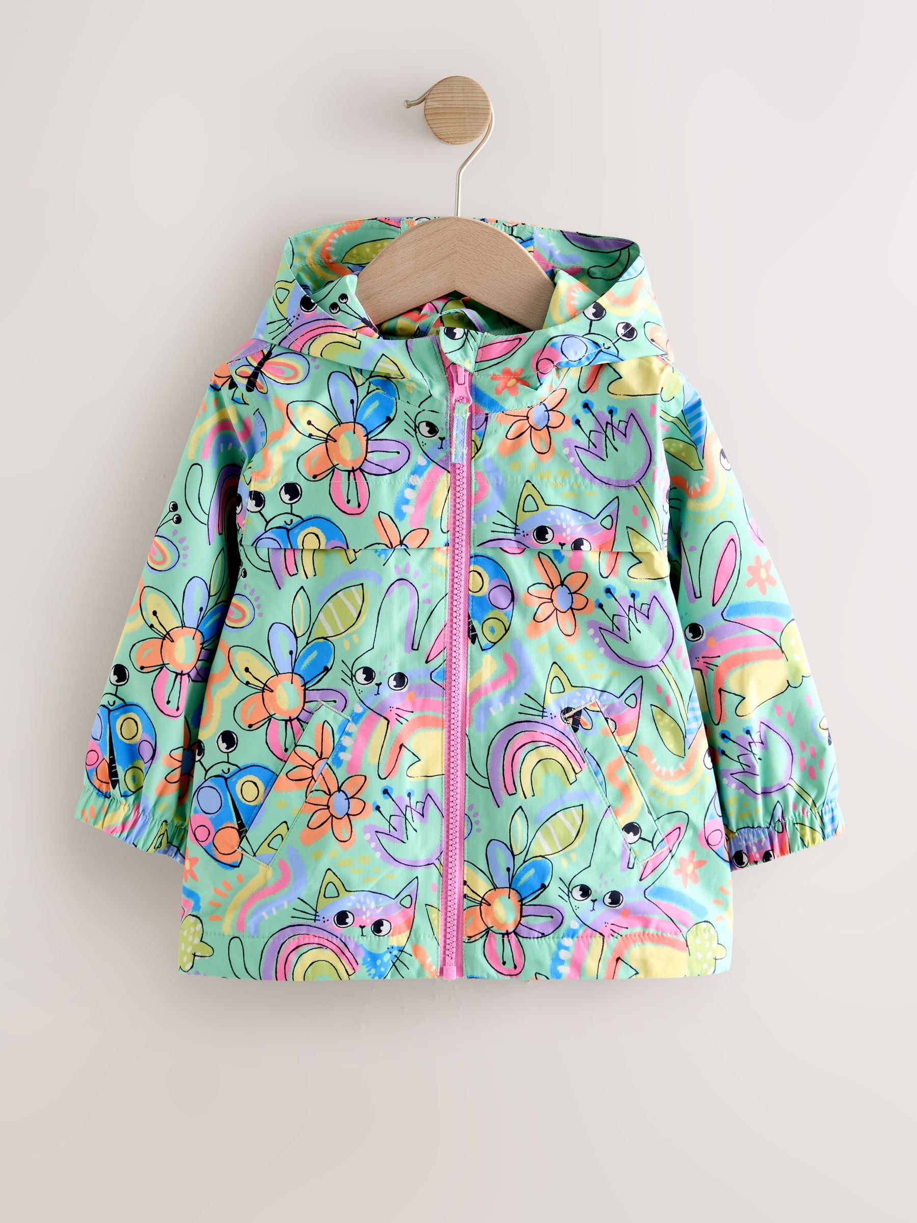 Dsiney Kidz - Green Character Waterproof Jacket (6mths-7yrs) image 5