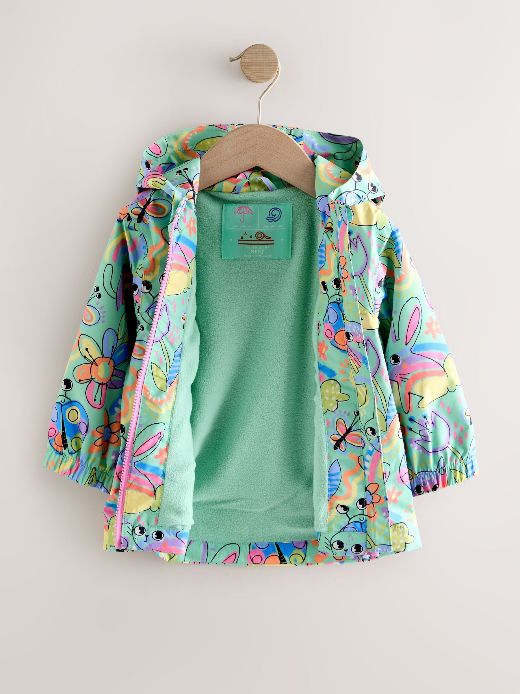 Dsiney Kidz - Green Character Waterproof Jacket (6mths-7yrs) image 6