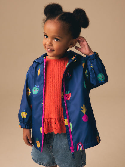 Dsiney Kidz - Navy Character Shower Resistant Printed Raincoat (3mths-7yrs) image 2