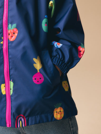 Dsiney Kidz - Navy Character Shower Resistant Printed Raincoat (3mths-7yrs) image 5