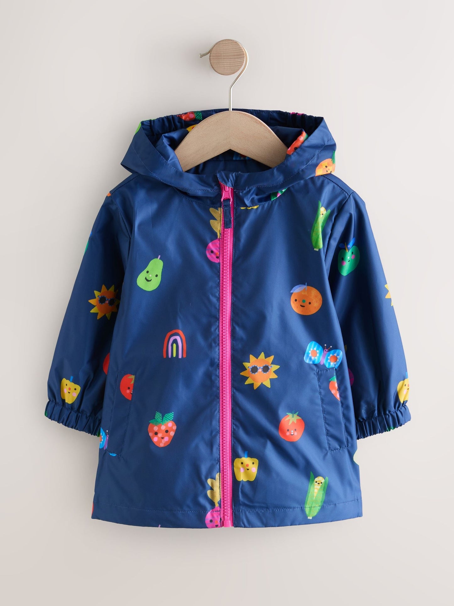 Dsiney Kidz - Navy Character Shower Resistant Printed Raincoat (3mths-7yrs) image 6