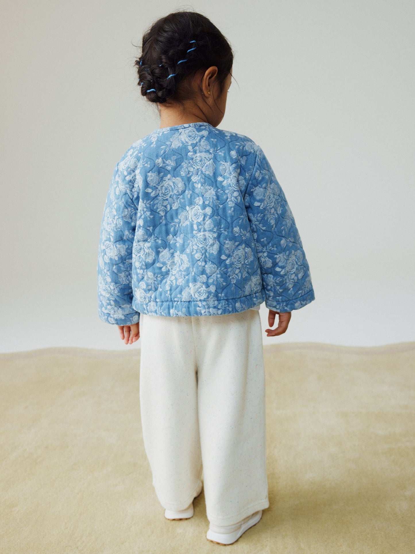 Dsiney Kidz - Blue Denim Jacquard Quilted Jacket (3mths-7yrs) image 3