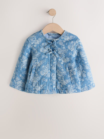 Dsiney Kidz - Blue Denim Jacquard Quilted Jacket (3mths-7yrs) image 5
