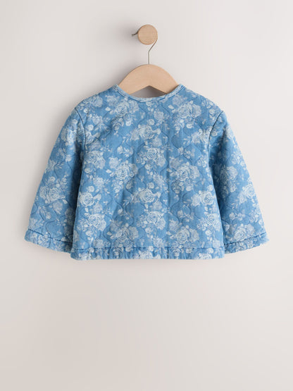 Dsiney Kidz - Blue Denim Jacquard Quilted Jacket (3mths-7yrs) image 6