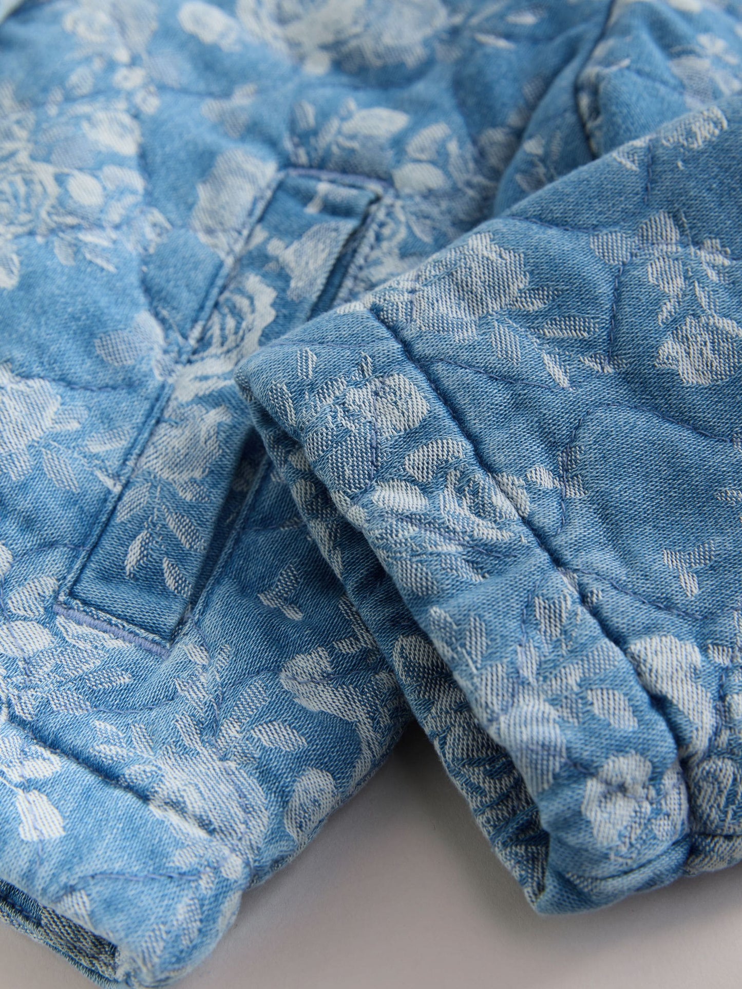 Dsiney Kidz - Blue Denim Jacquard Quilted Jacket (3mths-7yrs) image 7