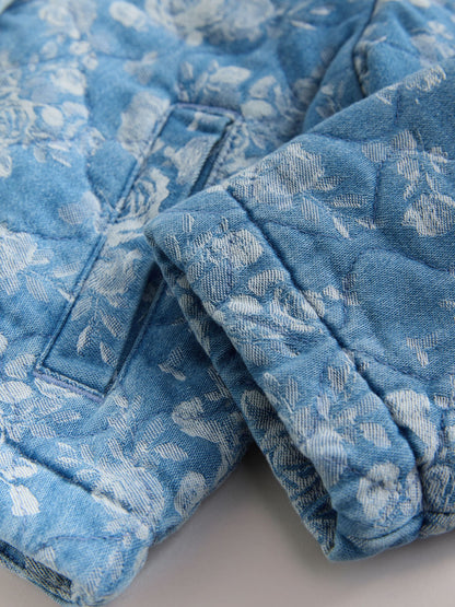Dsiney Kidz - Blue Denim Jacquard Quilted Jacket (3mths-7yrs) image 7