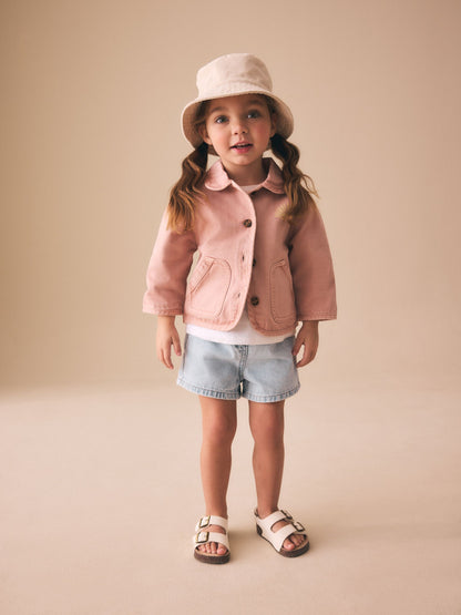 Dsiney Kidz - Pink Sun Back Print Denim Jacket (3mths-7yrs) image 2