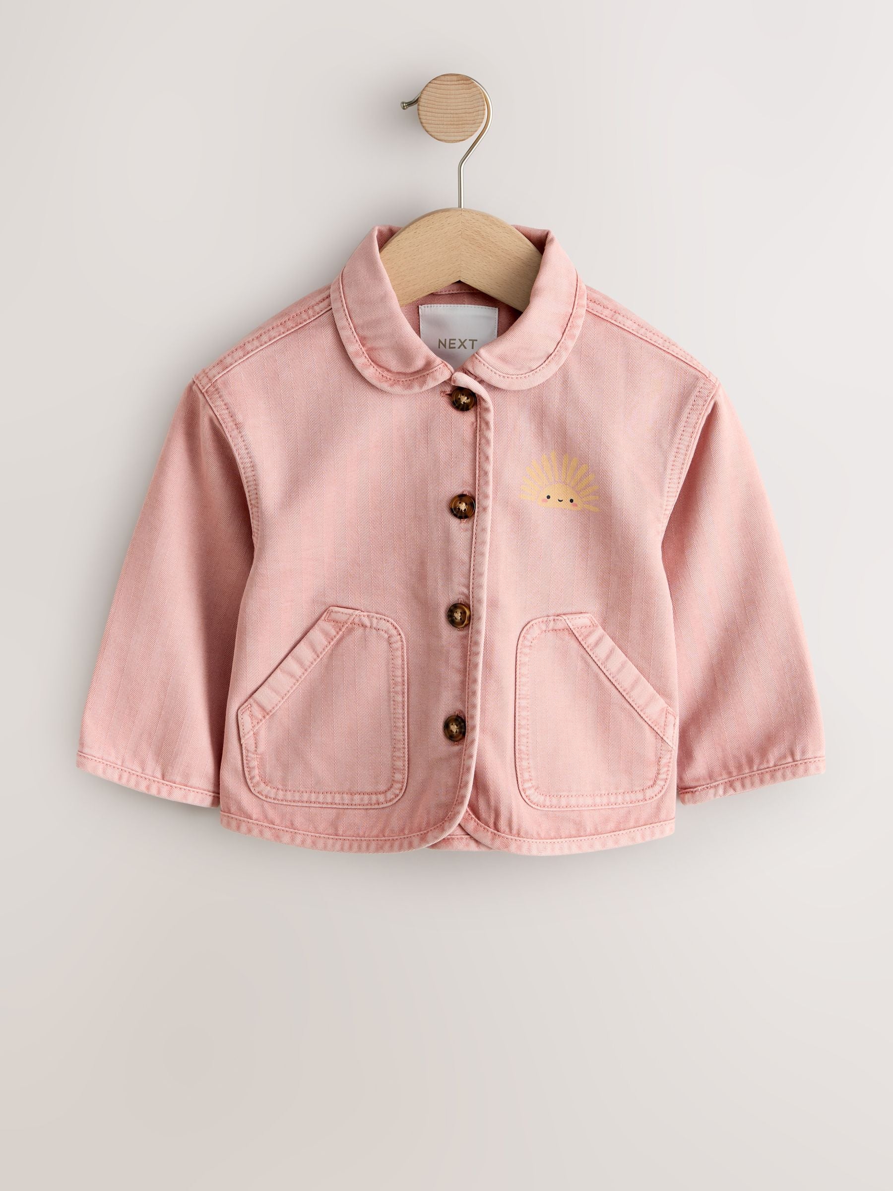 Dsiney Kidz - Pink Sun Back Print Denim Jacket (3mths-7yrs) image 5