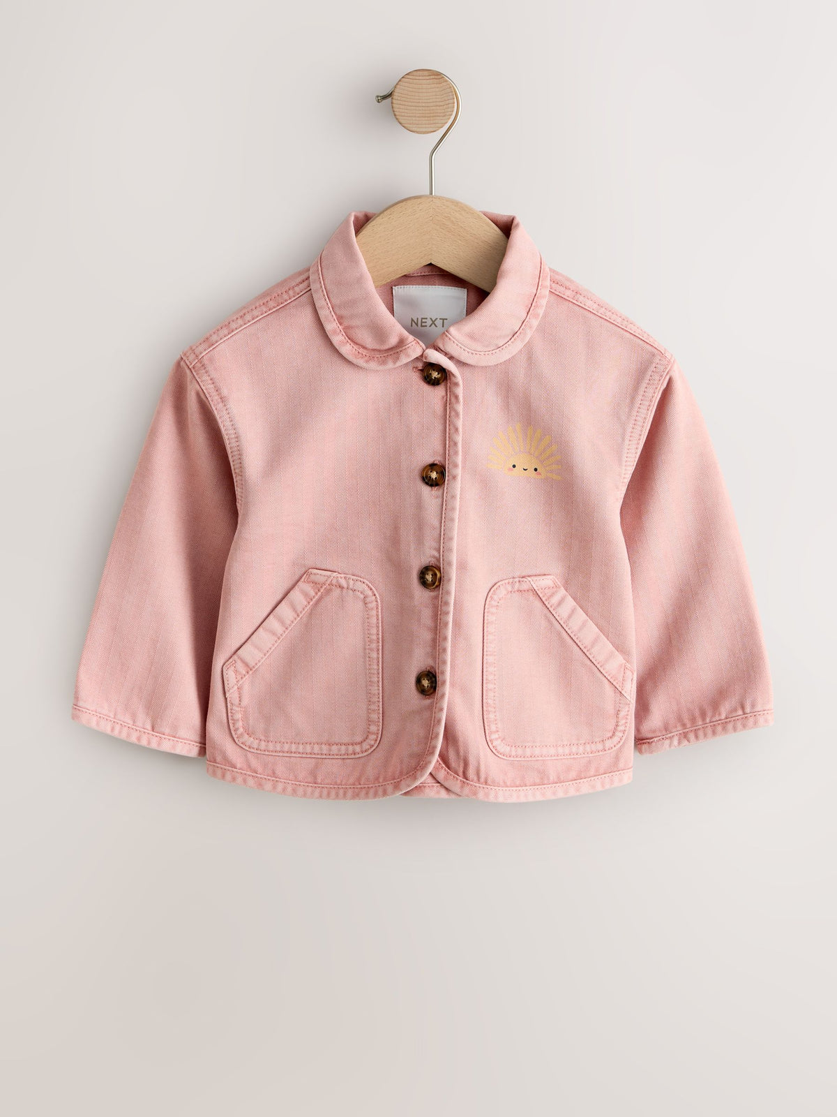 Dsiney Kidz - Pink Sun Back Print Denim Jacket (3mths-7yrs) image 5