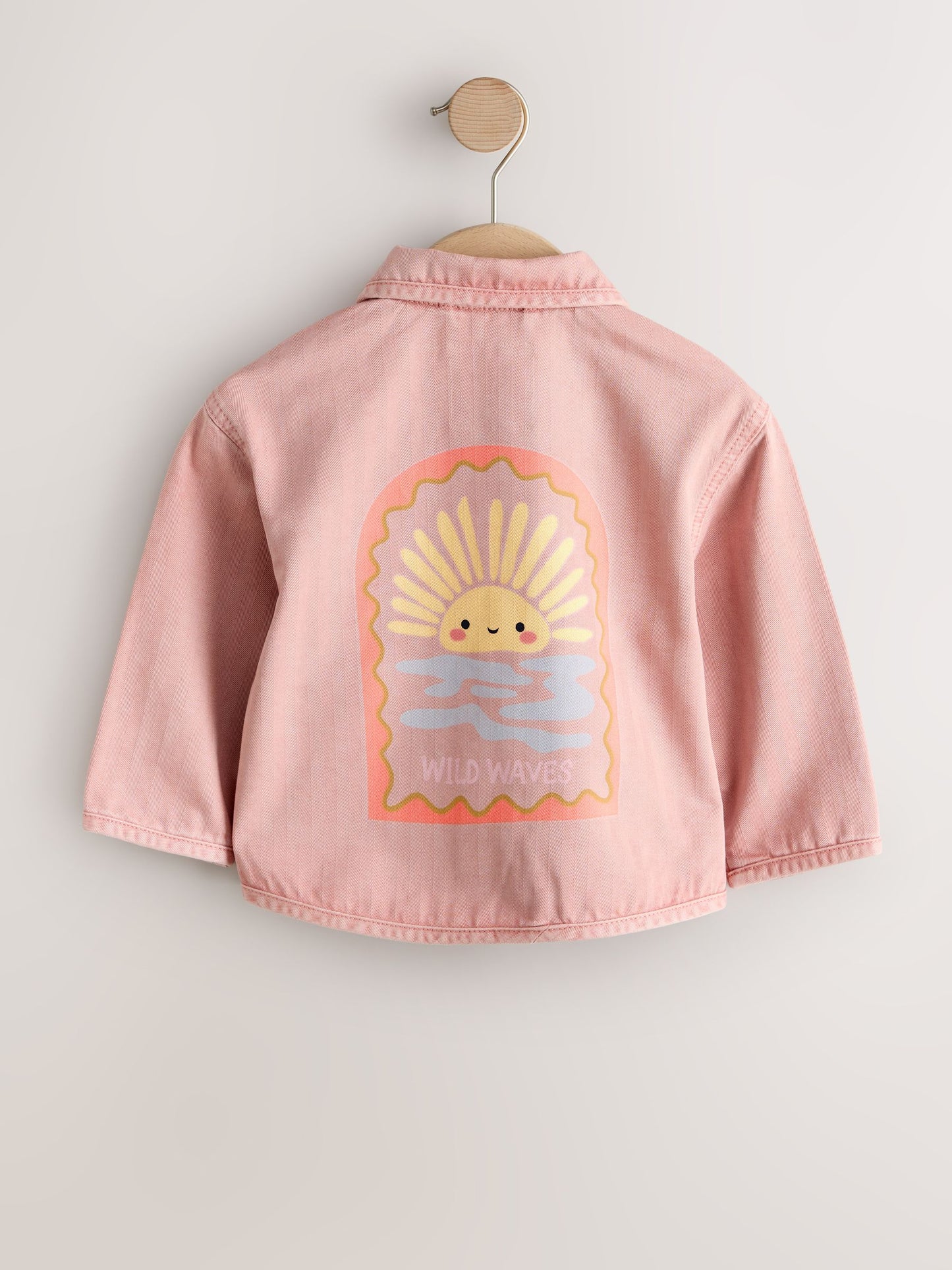 Dsiney Kidz - Pink Sun Back Print Denim Jacket (3mths-7yrs) image 6