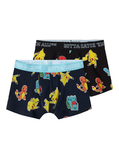 Dsiney Kidz - Name It Black Pokemon Boxers 2 Pack image 1