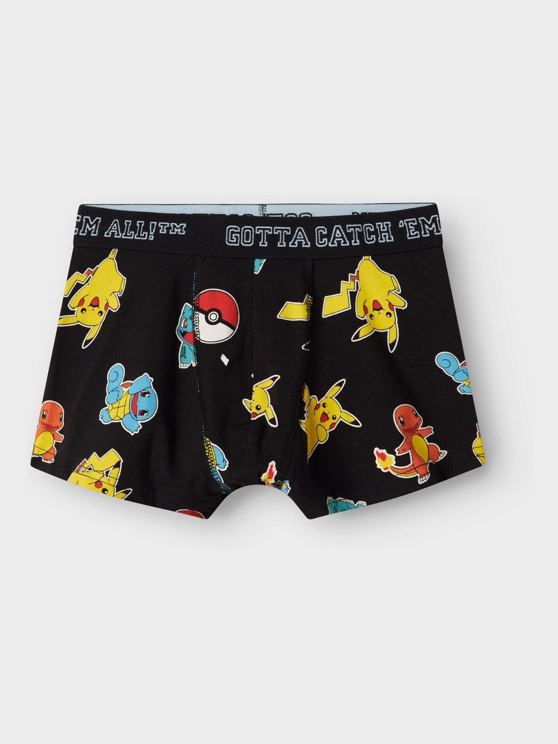 Dsiney Kidz - Name It Black Pokemon Boxers 2 Pack image 3