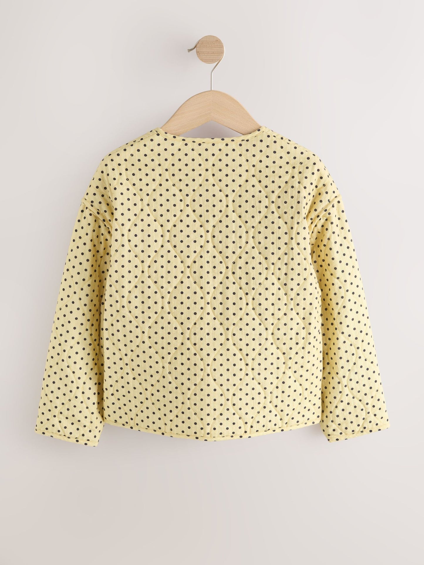 Dsiney Kidz - Yellow Polka Dot' Cotton Quilted Jacket (3-16yrs) image 6