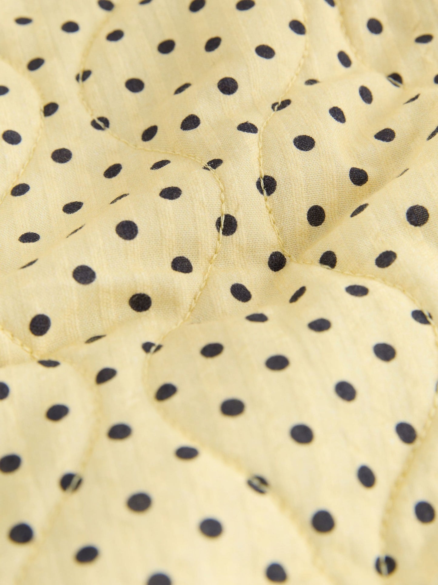 Dsiney Kidz - Yellow Polka Dot' Cotton Quilted Jacket (3-16yrs) image 8