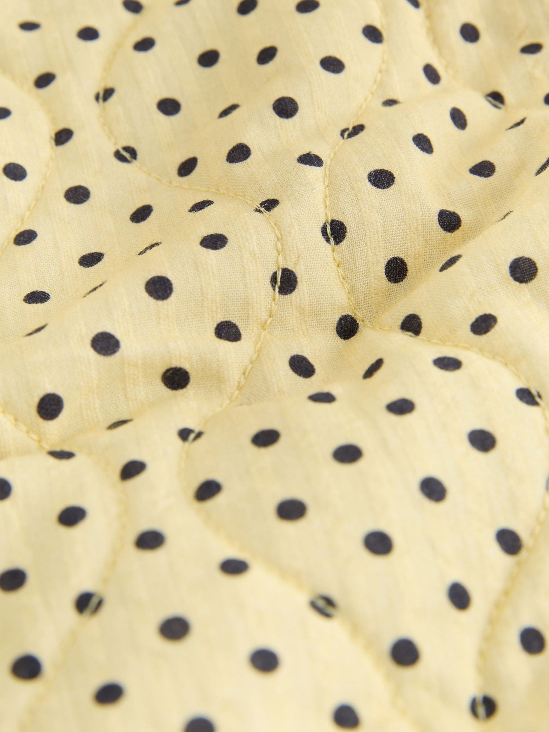 Dsiney Kidz - Yellow Polka Dot' Cotton Quilted Jacket (3-16yrs) image 8