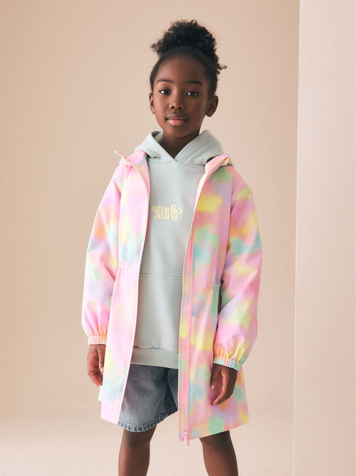 Dsiney Kidz - Pink Marble Waterproof Jacket (3-16yrs) image 1