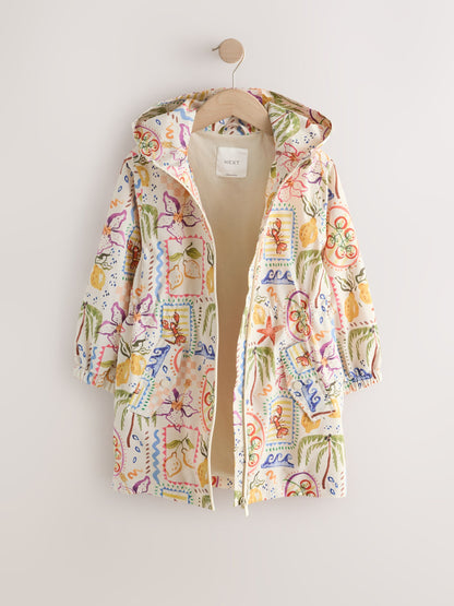 Dsiney Kidz - Cream Multi Pattern Waterproof Printed Jacket (3-16yrs) image 7