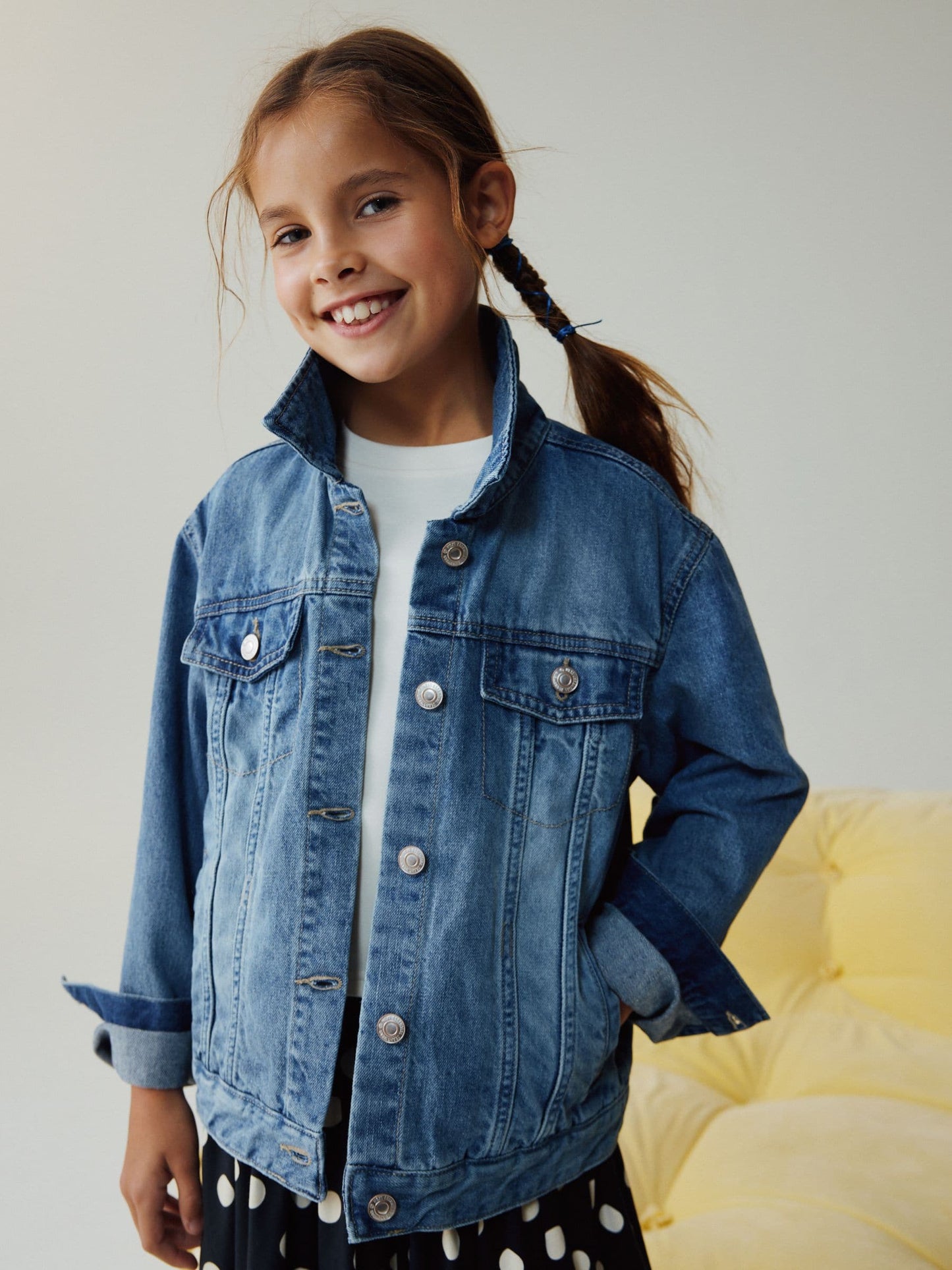 Dsiney Kidz - Mid Blue Denim Western Jacket (3-16yrs) image 2