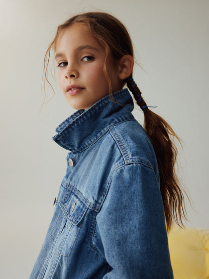 Dsiney Kidz - Mid Blue Denim Western Jacket (3-16yrs) image 4