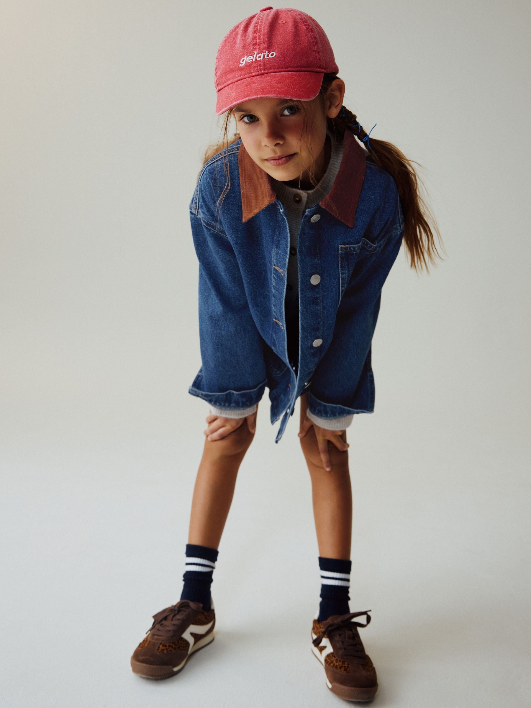 Dsiney Kidz - Denim Mid Blue Cord Collar Jacket (3-16yrs) image 3