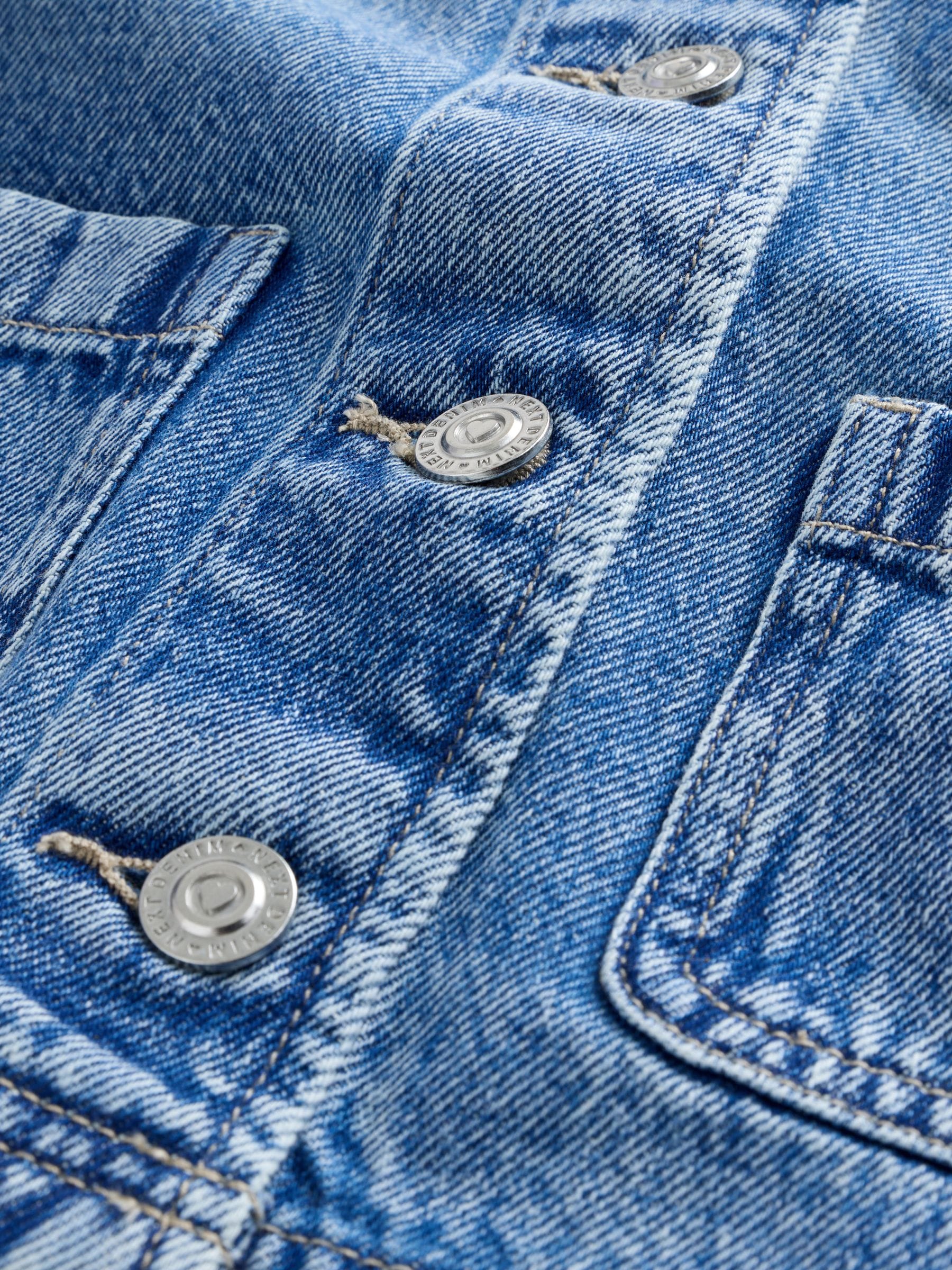 Dsiney Kidz - Mid Blue Collarless Denim Jacket (3-16yrs) image 9