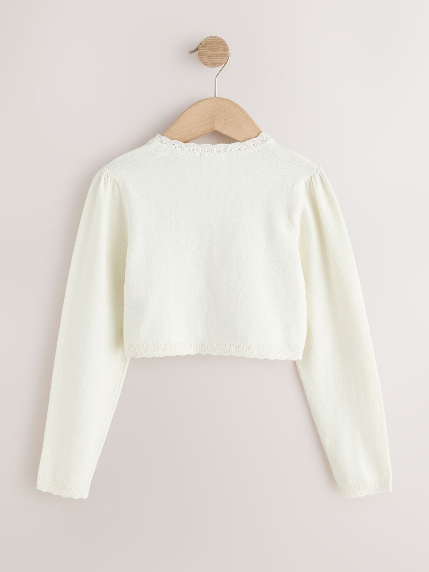 Dsiney Kidz - Ecru Occasion Bridesmaid Knitted Cardigan Shrug (3mths-16yrs) image 5