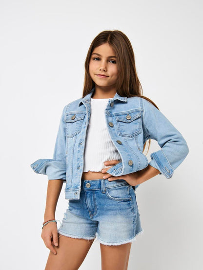 Dsiney Kidz - ONLY KIDS Blue Sara Denim Jacket image 1