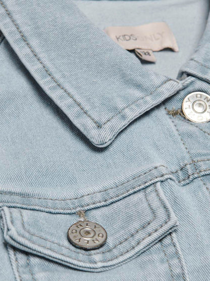 Dsiney Kidz - ONLY KIDS Blue Sara Denim Jacket image 4