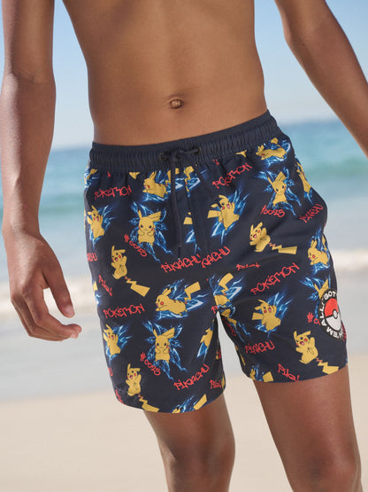 Dsiney Kidz - Navy Pokemon Swim Shorts (3-16yrs) image 1