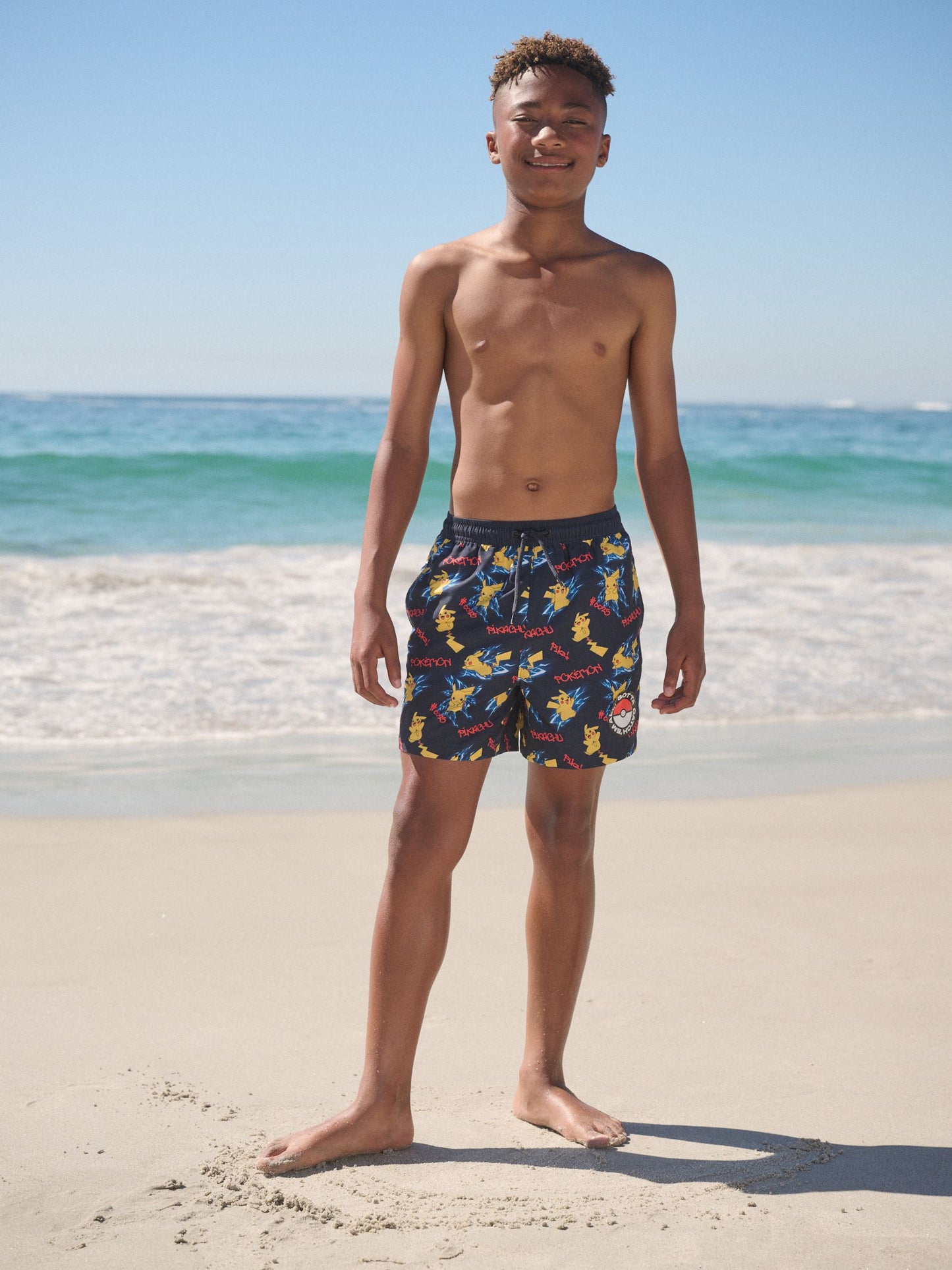 Dsiney Kidz - Navy Pokemon Swim Shorts (3-16yrs) image 2