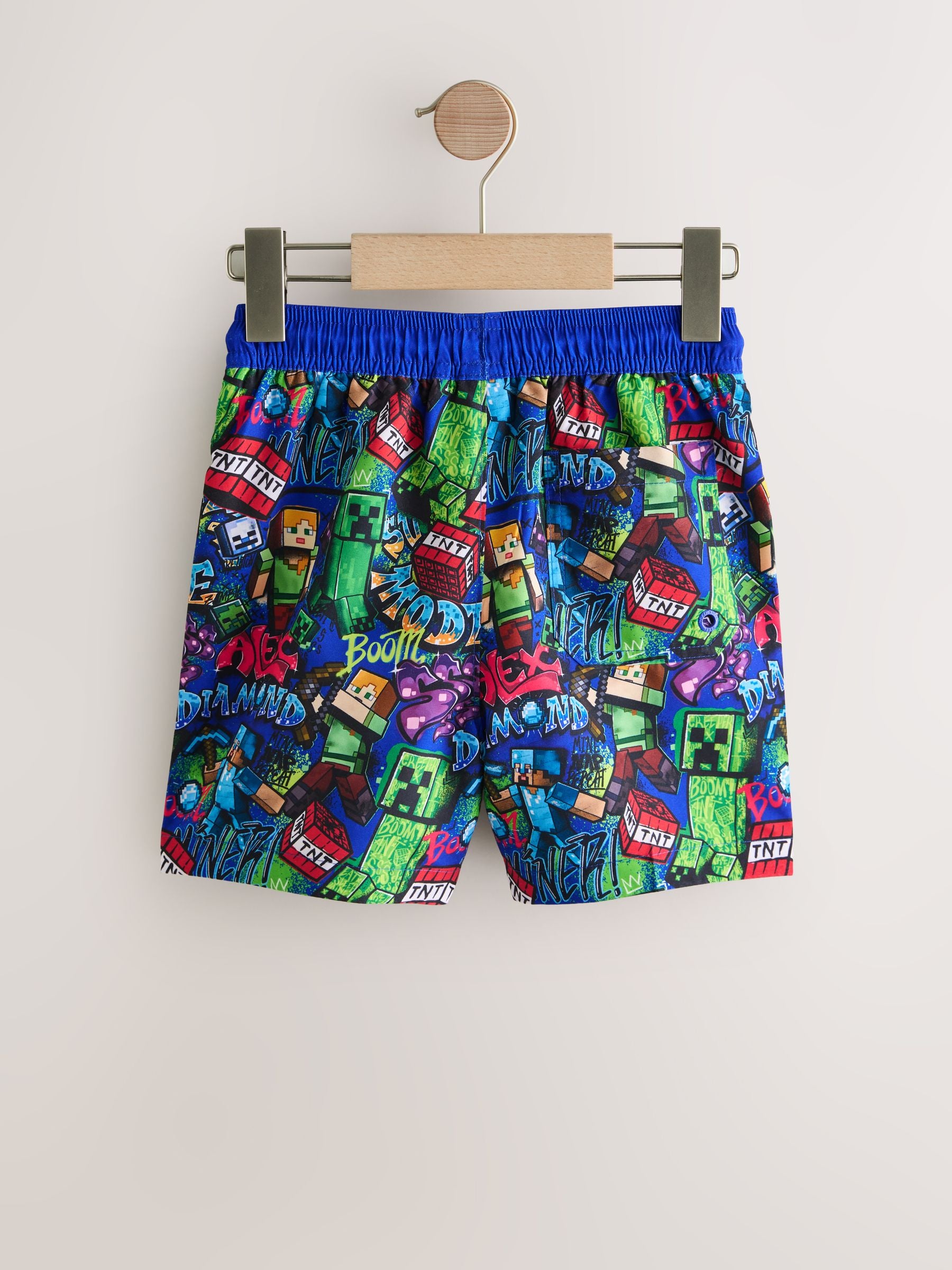 Dsiney Kidz - Navy Minecraft Swim Shorts (3-16yrs) image 6