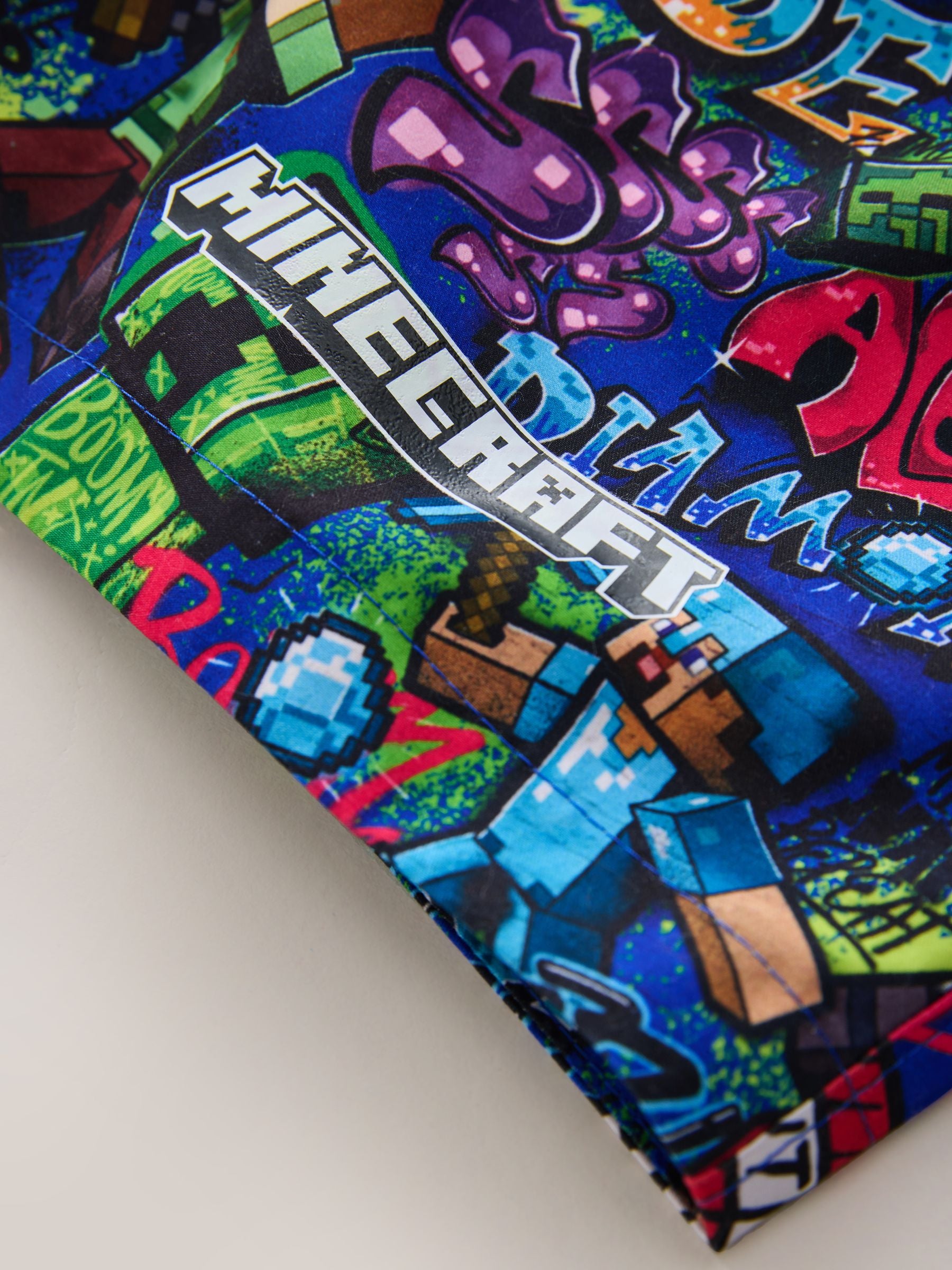 Dsiney Kidz - Navy Minecraft Swim Shorts (3-16yrs) image 8
